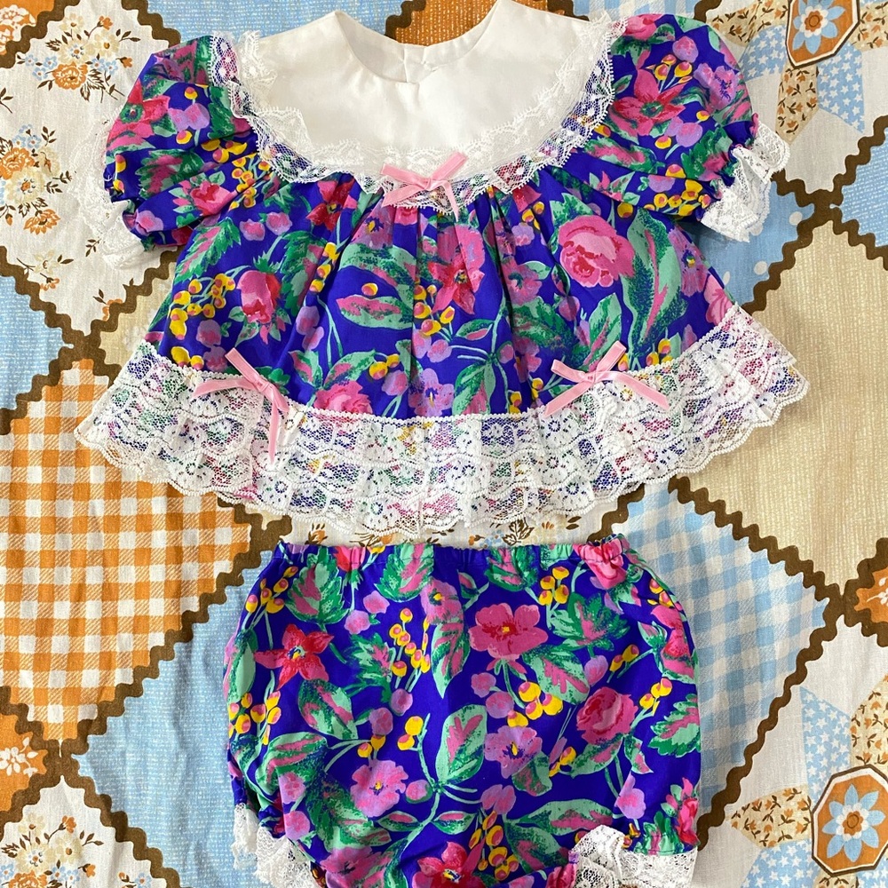 Vintage Baby Girl Outfit Dress